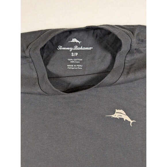 Tommy Bahama Rum Pa Pum Pum Black Mens Graphic Cotton T-Shirt Size Small NWT - Picture 2 of 6